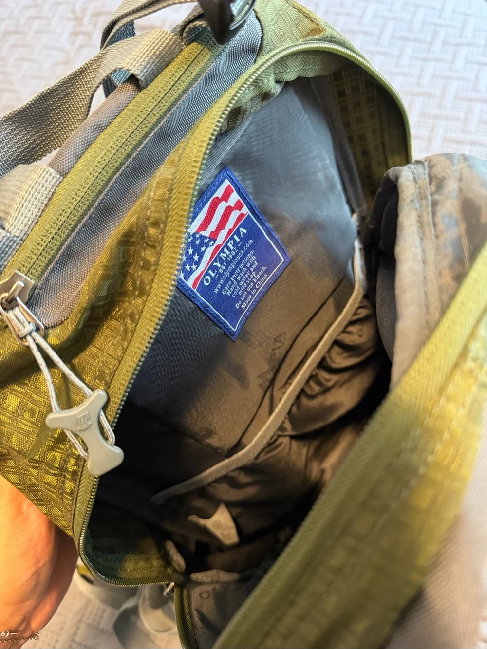 Hawk Olive Green Men's Daypack Backpack